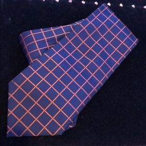 Versa Men’s Silk Toe Navy Blue and orange